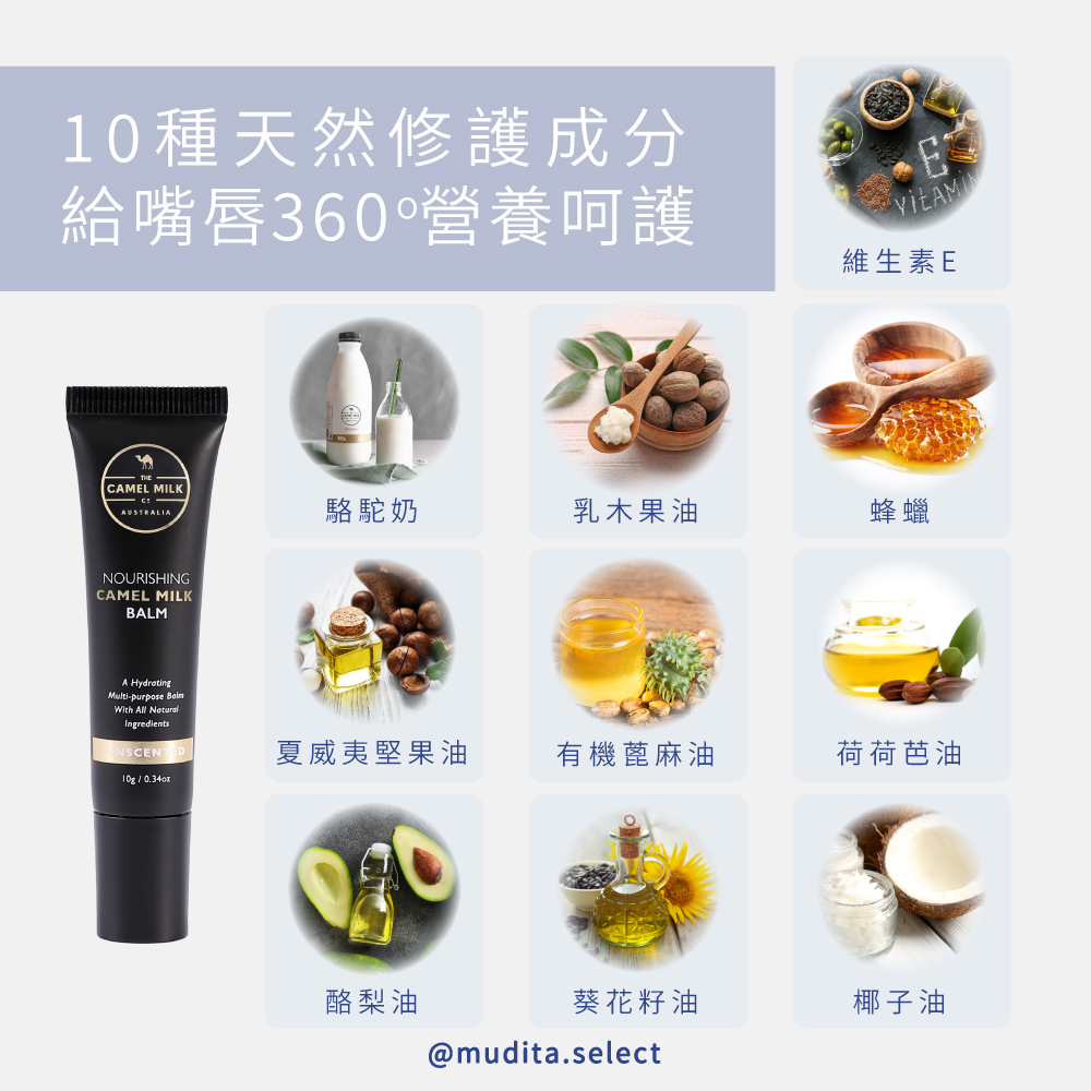 駱駝奶護唇膏／潤唇膏/局部滋潤/Camel Milk Balm