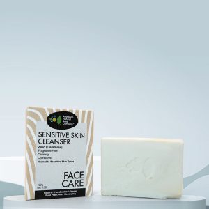 Australian Natural Soap Company 敏感肌膚潔面皂 - 添加異極礦石粉 (天然鋅元素) Sensitive Skin Facial Cleanser - Zinc (Calamine Powder) 包裝外盒&手工皂