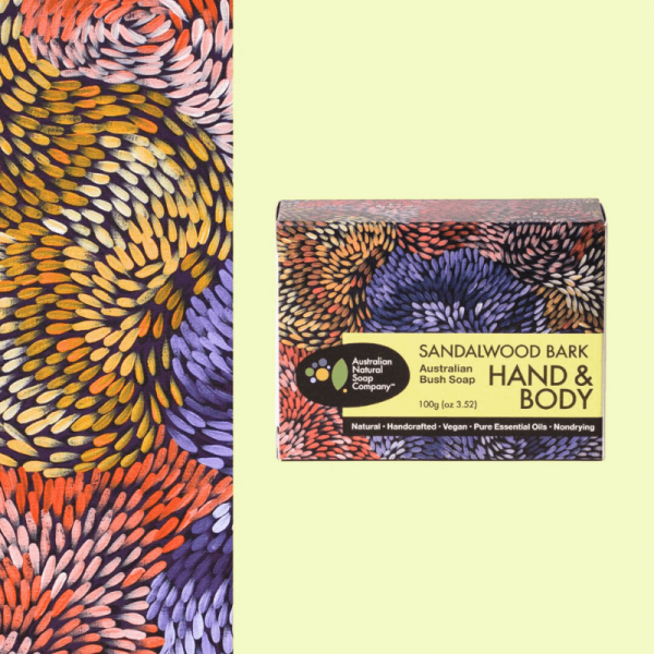 Australian Natural Soap Company 檀香舒膚皂 Sandalwood Bark Soap 包裝外盒