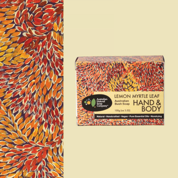 Australian Natural Soap Company 香檬守護皂 Lemon Myrtle Leaf Soap 包裝外盒