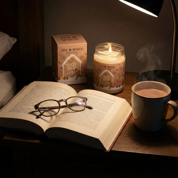 聖誕蠟燭-6 【IVY&WOOD】聖誕香氛蠟燭-幸福薑餅